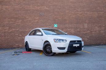 MITSUBISHI LANCER CHEETAH SPORTS BLACK SUEDE